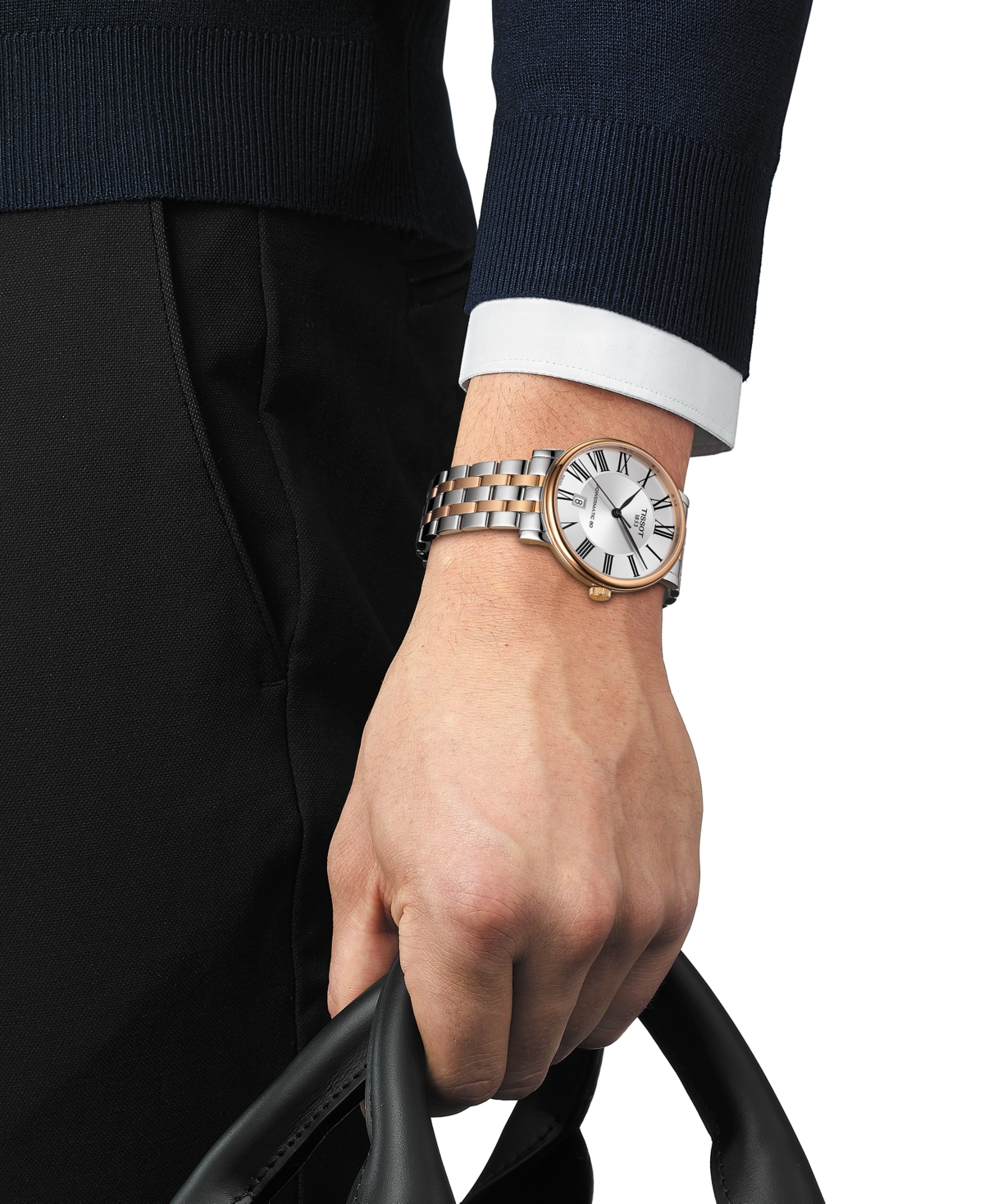 Tissot Men's Carson 40mm Automatic Watch In Silver