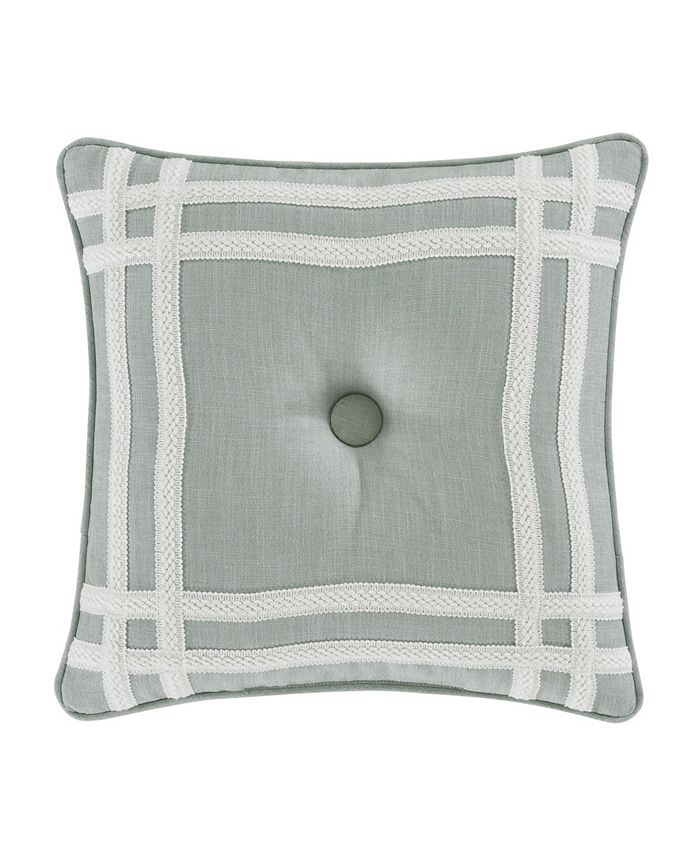 J Queen New York Patricia Decorative Pillow, 18" x 18" Macy's