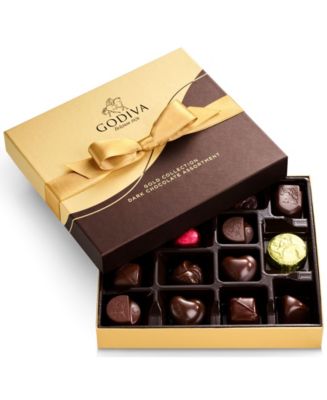 Godiva 15-Piece Box of Dark Chocolates - Macy's