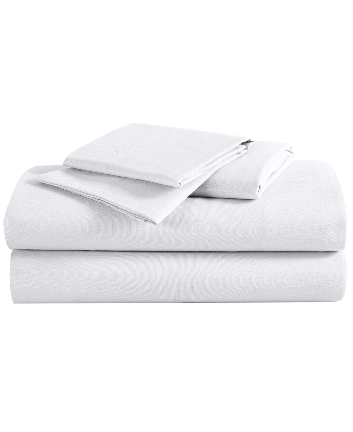 Kenneth Cole New York Miro Solid Excel Sheet Set, Full - White