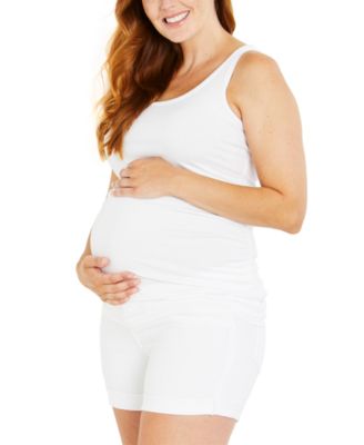 Motherhood Maternity - Side Panel Roll Hem Denim Maternity Shorts