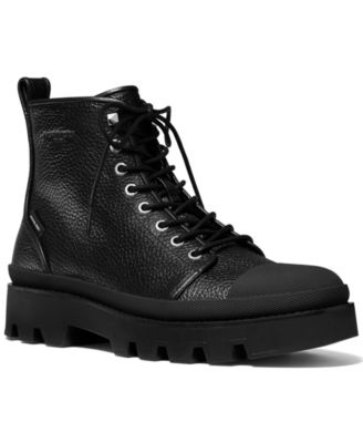 michael kors leather boots macys