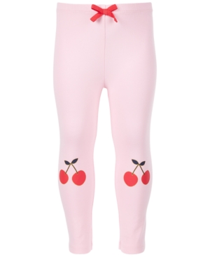 image of First Impressions Baby Girls Cherry Leggings, Created for Macy-s