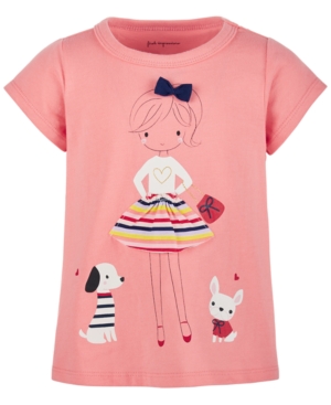 image of First Impressions Toddler Girls Friends Cotton T-Shirt, Created for Macy-s