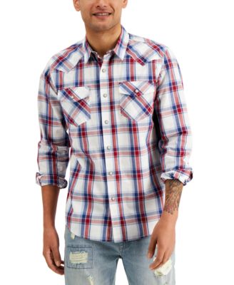 western plaid shirts mens