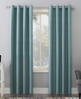 Sun Zero Duran Thermal Insulated 100% Blackout Grommet Curtain Panel - Pecan