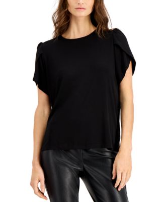 Michael Kors - Petite Petal-Sleeve Top
