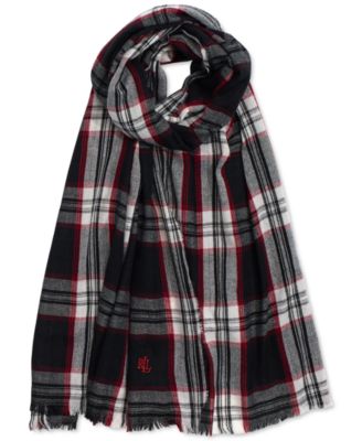 Lauren Ralph Lauren - Herringbone Plaid Wrap Scarf