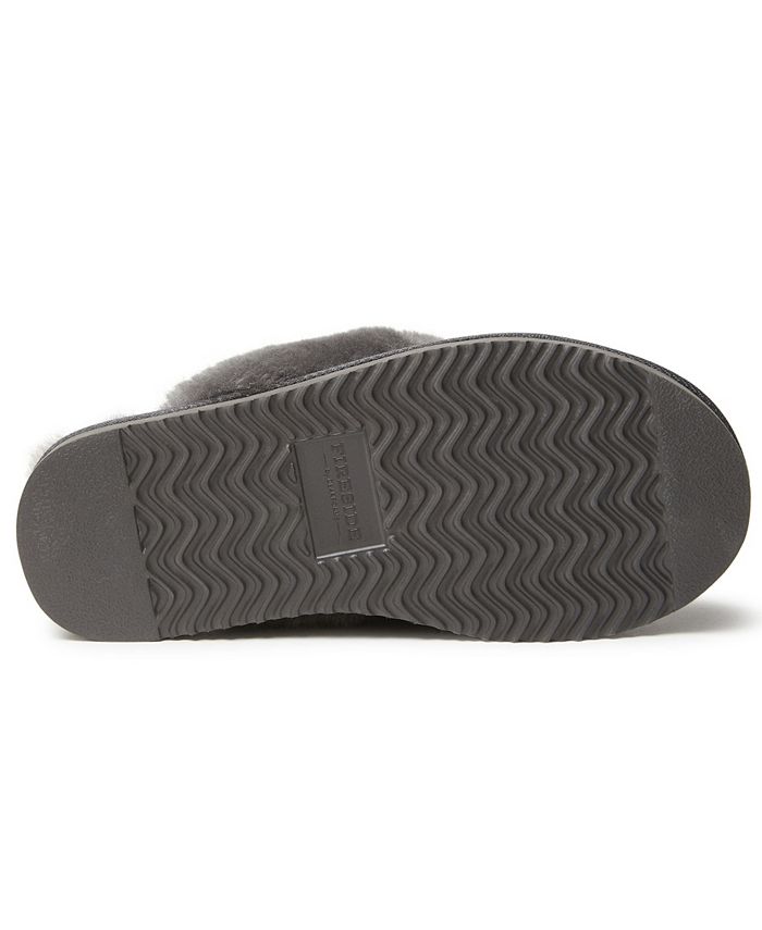 Dearfoams Women's Sydney Shearling Scuff Slippers Macy's