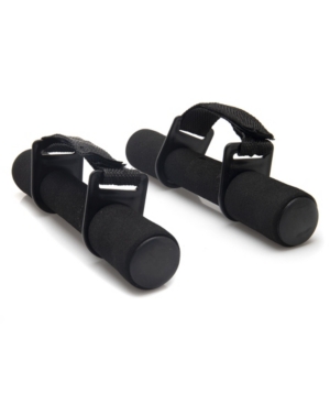 Mind Reader Soft Hand Weights with Detachable Straps Nitrile Dumbbells with Handles Set of 2