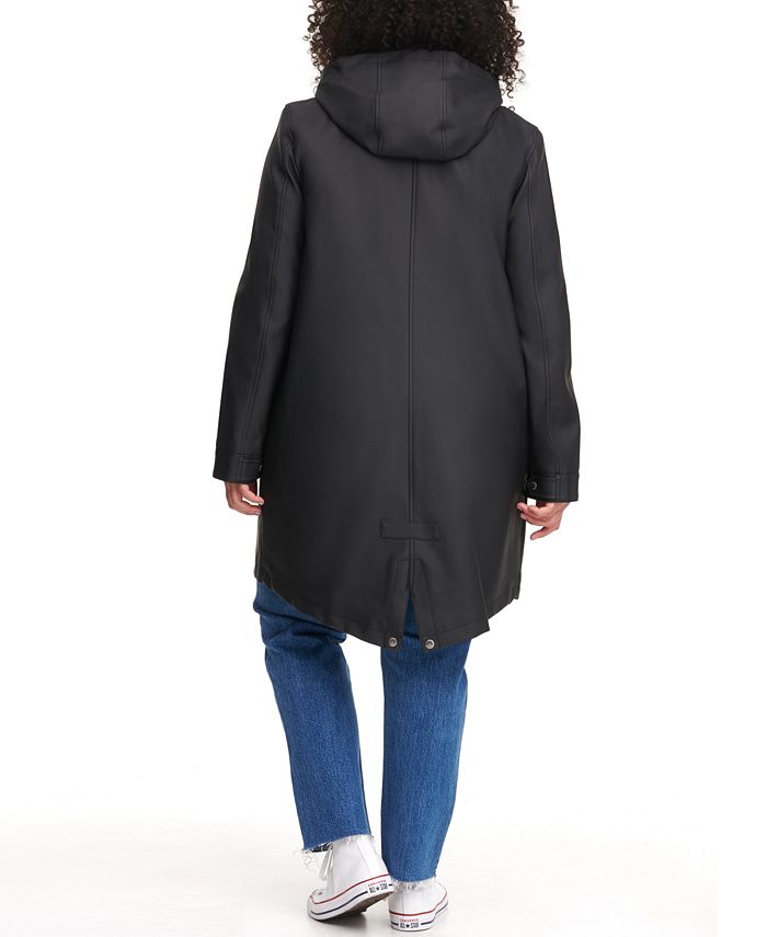 Levi's Trendy Plus Size Hooded Rain Parka Jacket & Reviews - Jackets ...