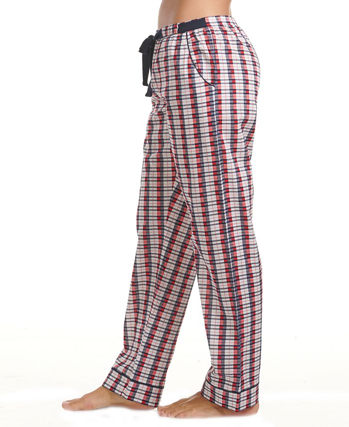 tommy hilfiger plaid pajama pants