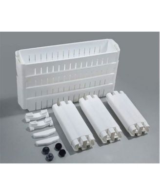 Vintiquewise Slim Storage Cabinet Organizer 4 Shelf Rolling Pull Out Cart Rack Tower with Wheels