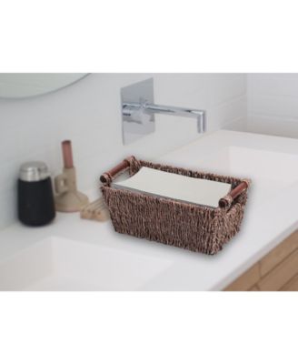 Wickerwise Seagrass Counter-Top Basket