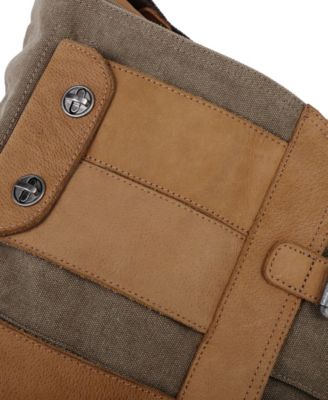 Valley River Canvas Messenger Bag