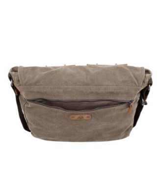 Valley River Canvas Messenger Bag
