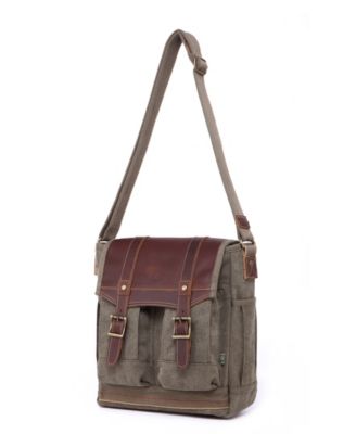 Turtle Ridge 4-Pocket Canvas Crossbody Bag