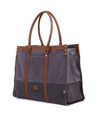 Stone Creek Waxed Canvas Tote Bag