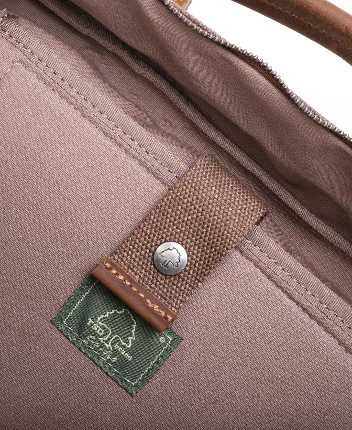 Рюкзак TSD BRAND Valley Hill Canvas, цвет: Коричневый — фото 6