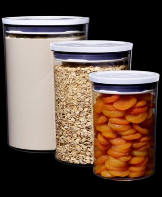 Good Grips Round Pop Graduated Food Storage Canisters, Set of 3 