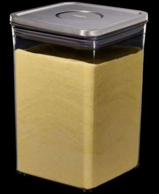 Steel Pop Big Square Medium 4.4-Qt. Food Storage Container