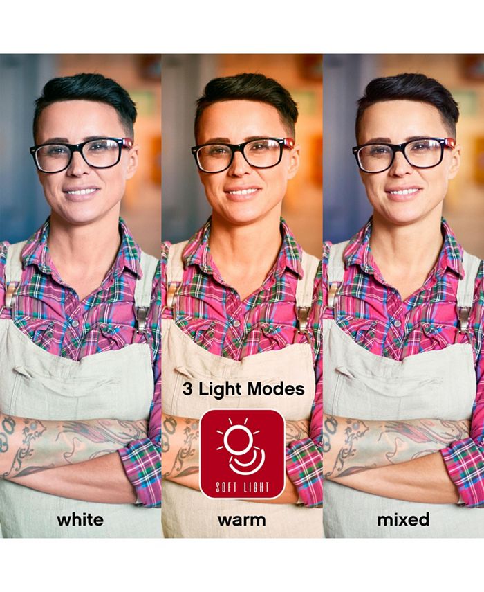 Tzumi On Air HALO Travel Pro Compact Portable 10" Professional Ring