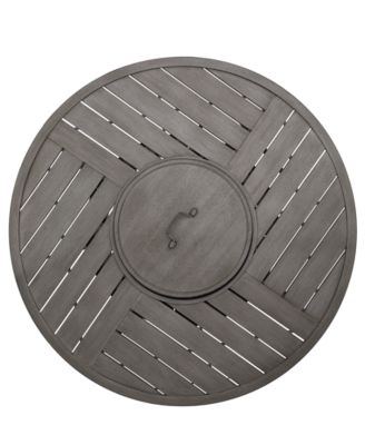 Agio CLOSEOUT! Tara 5-Pc. Round Fire Pit Chat Set (1 Fire Pit & 4 C-Spring Chairs), Created for Macy's 