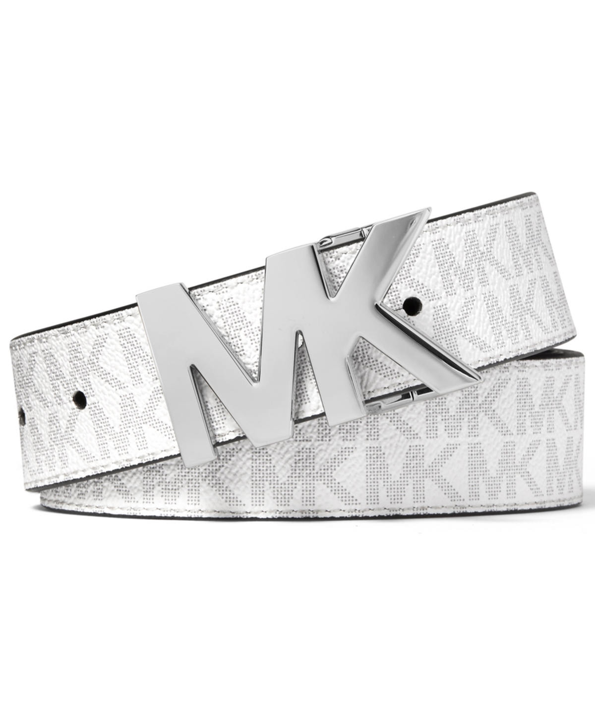 Michael Kors Men's Signature Reversible Logo Buckle Belt