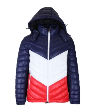 Galaxy By Harvic Men's Heavyweight Quilted Hooded Puffer Bubble Jacket