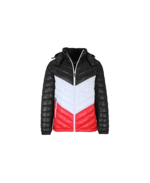 Galaxy By Harvic Men's Heavyweight Quilted Hooded Puffer Bubble Jacket
