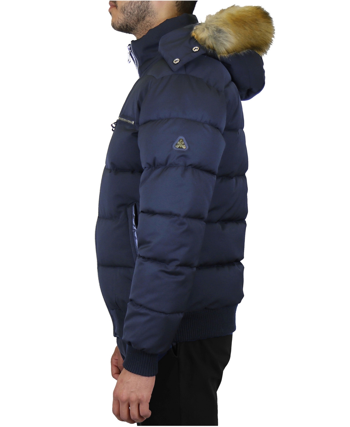 Galaxy By Harvic Men's Heavyweight Jacket With Detachable Faux Fur Hood