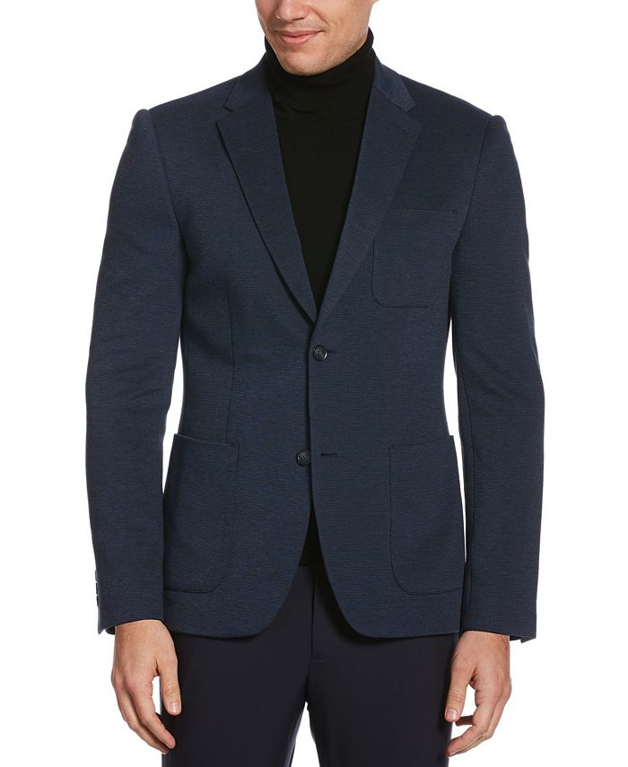 Perry Ellis Men s Slim Fit Knit Textured Stretch Jacket Macy s