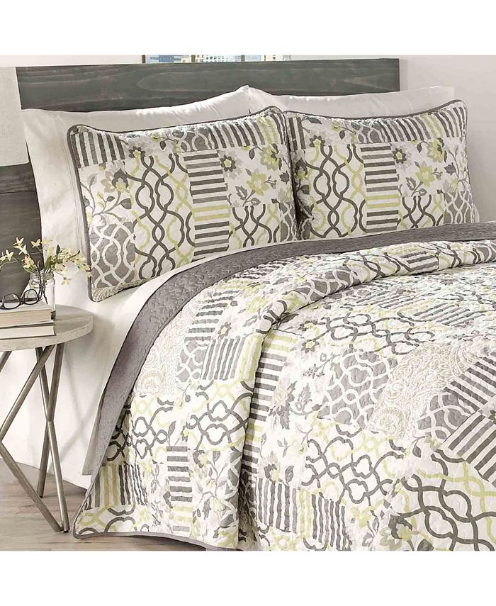 Waverly Traditions by 3Piece Spring Quilt Set, Full/Queen Macy's