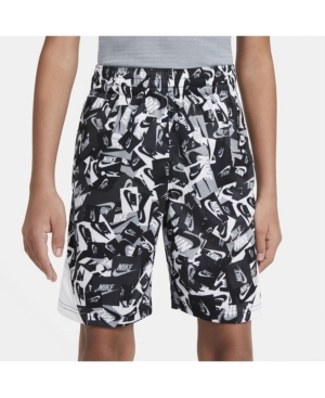 image of Nike Big Boys Printed Basketball Shorts