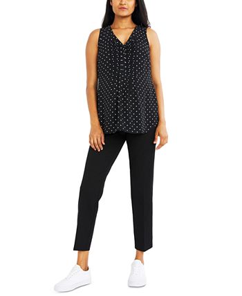 A Pea in the Pod - Maternity Straight-Leg Twill Pants