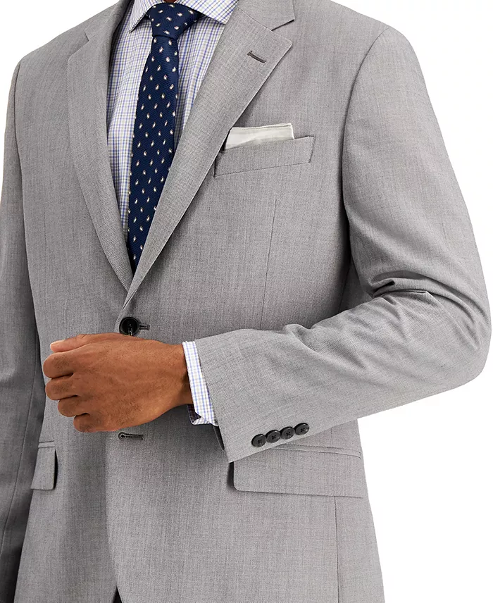 Men's Modern-Fit Bi-Stretch Suit - thumbnail 3