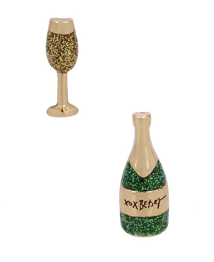 Betsey johnson hot sale champagne earrings