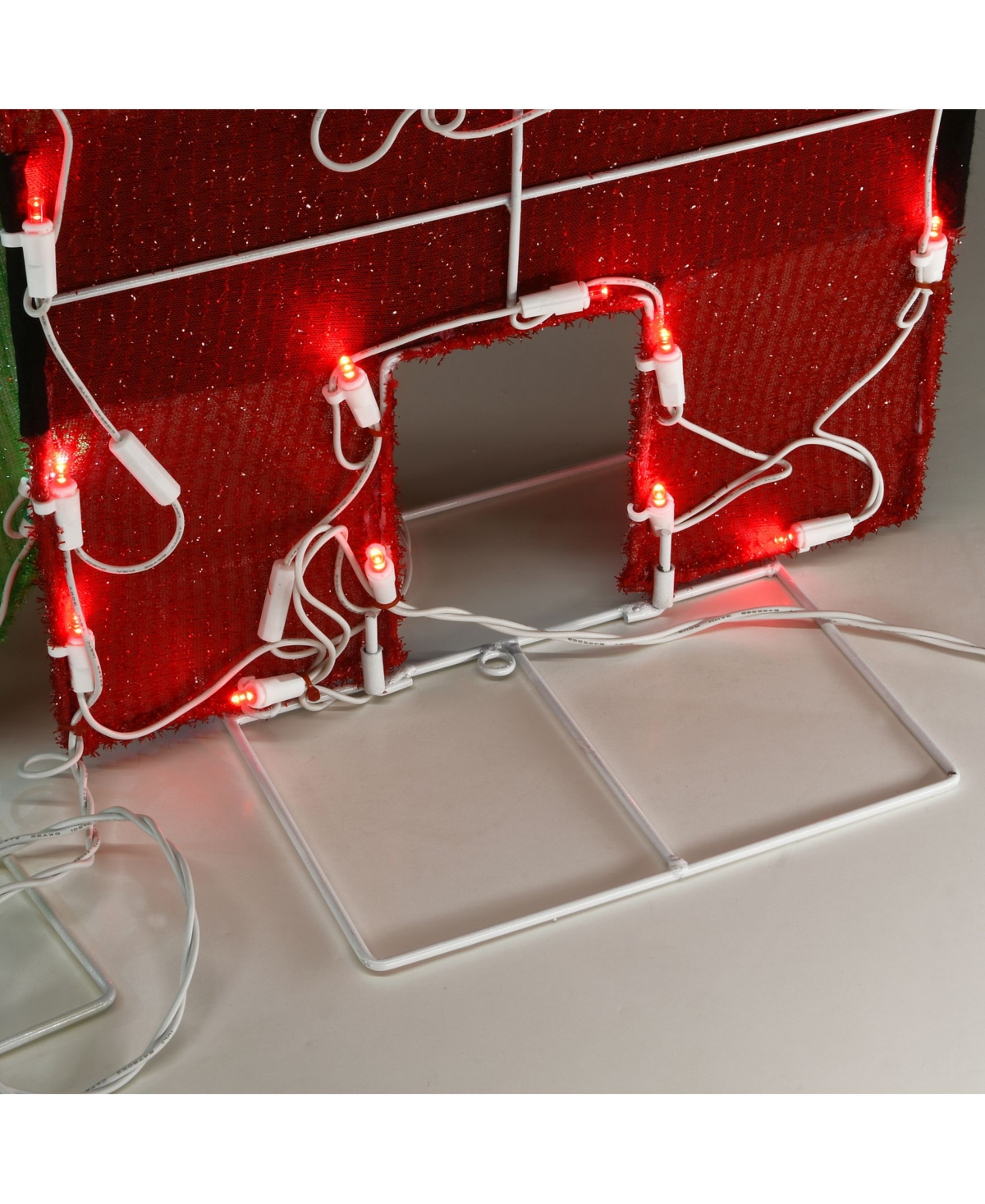 National Tree Company Pre-lit Ho Ho Ho Decoration In Red
