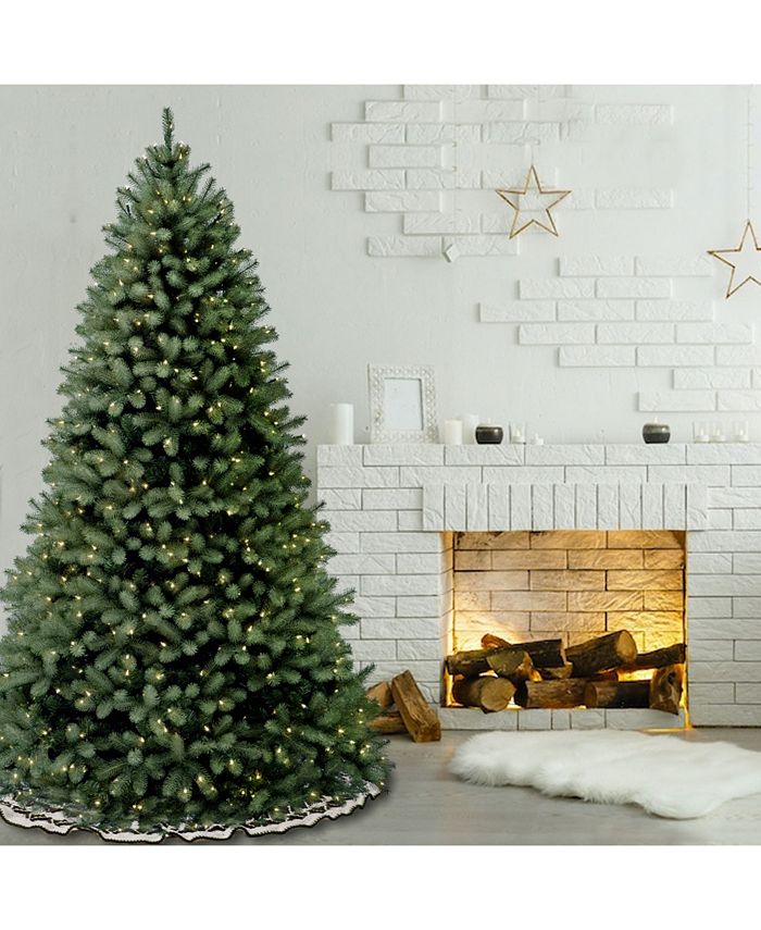 National Tree Company National Tree 7' Feel Real Downswept Douglas Blue Fir Hinged Tree with 700