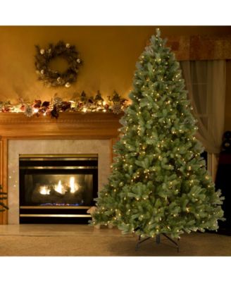 National Tree Company National Tree 7' Feel RealDownswept Douglas Fir Hinged Tree with 700 Clear Lights