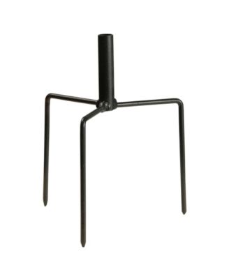 18' Frosted Berry Urn Filler with Cones, Red Berries, Tripod Stake & 35 Warm White Battery Operated LED Lights w/Timer