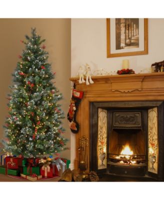 National Tree Company 6.5 ft. Wintry Pine R Medium Tree with Clear Lights