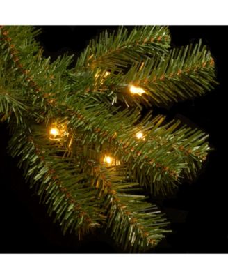 National Tree Company National Tree 7' North Valley Spruce Hinged Tree with 500 Clear Lights