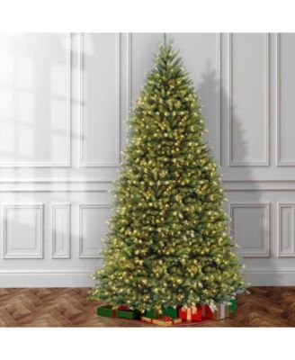 12' Dunhill Fir Tree with 1200 Dual Color LED Lights and Power Connect
