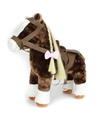 Playtime By Eimmie Doll Horse With Saddle Set