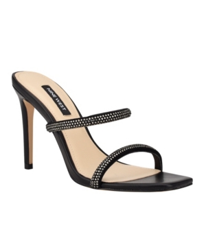 image of Nine West Zarleen Women-s Heeled Slide Sandals Women-s Shoes