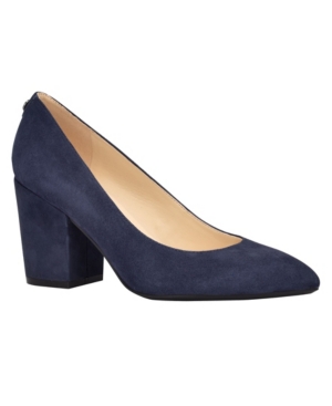 image of Nine West Ani Women-s Block Heel Pumps Women-s Shoes