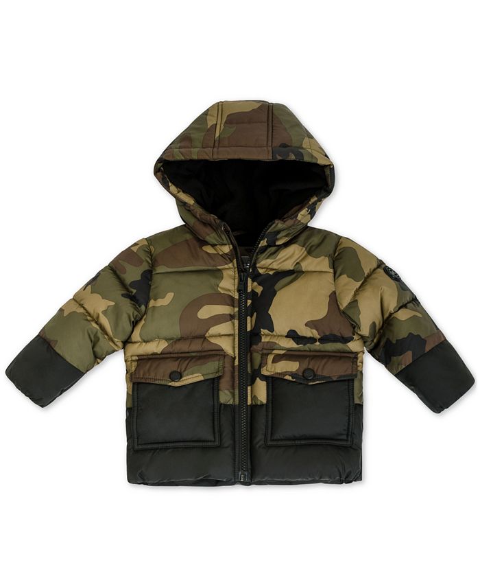Michael Kors Baby Boys Colorblocked Camo-Print Jacket & Reviews - Coats &  Jackets - Kids - Macy's