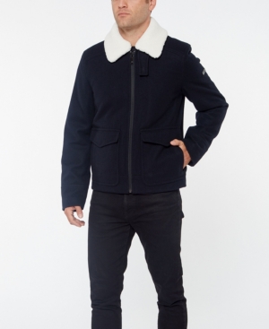 Vince Camuto Men's Wool Bomber Jacket
