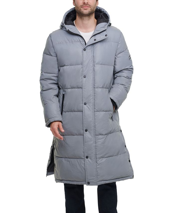 DKNY Long Hooded Parka Men's Jacket, Created for Macy's & Reviews